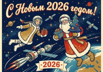 31.12.25 Консорциум Космические Технологии поздравляет с наступающим Новым 2026 Годом!
